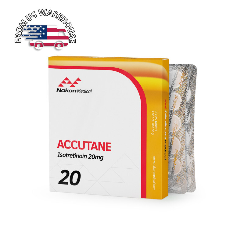Accutane 20mg 50 Tablets Nakon Medical USA