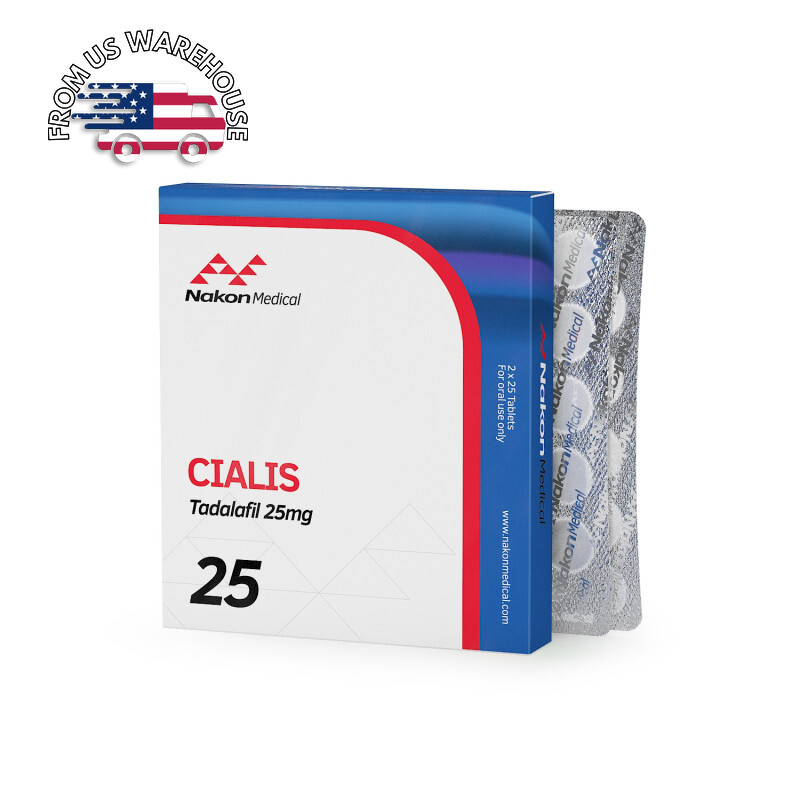 Cialis 25mg 50 Tablets Nakon Medical USA