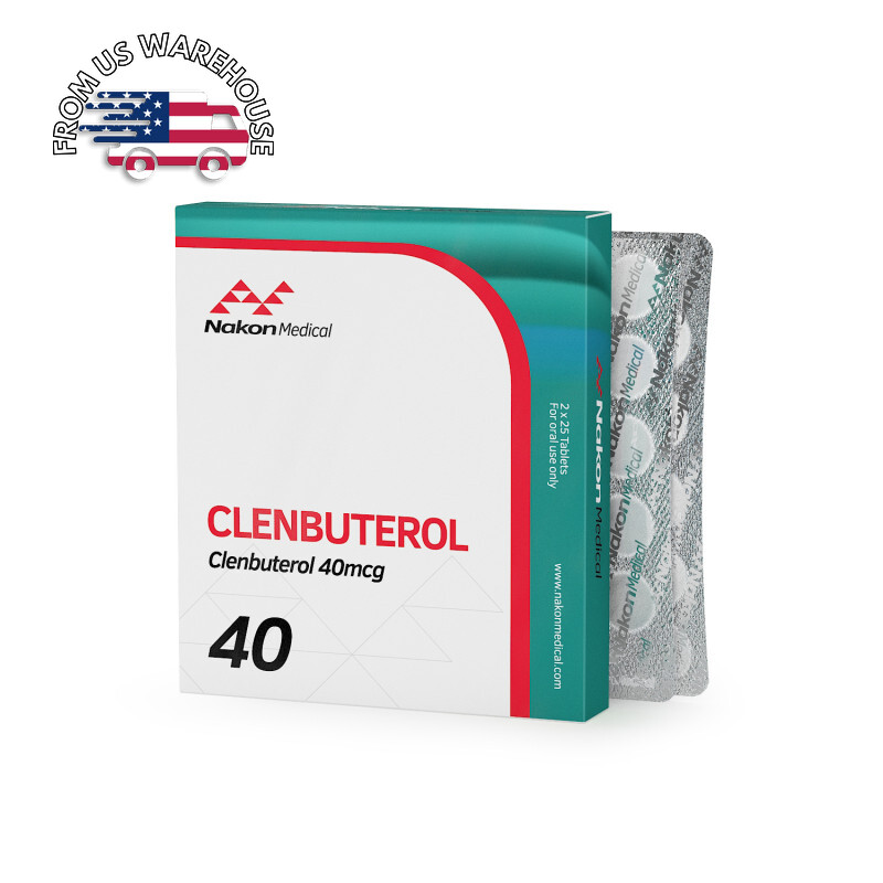 Clenbuterol 40mcg 50 Tablets Nakon Medical USA
